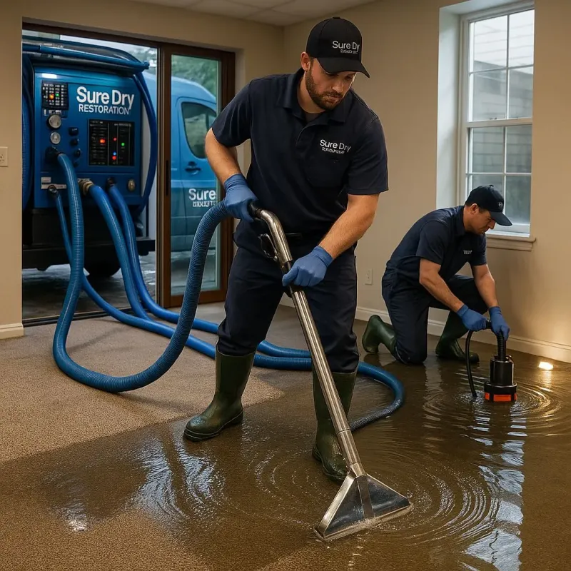 Water Extraction and Removal process in Lake Odessa, MI